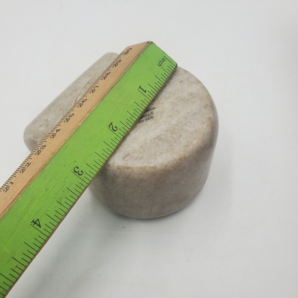 Mortar and Pestle, Stone/Marble, Small Design, Medicinal or Food Made In India - Picture 4 of 6